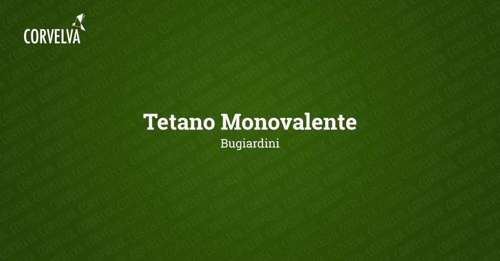 Tetano Monovalente