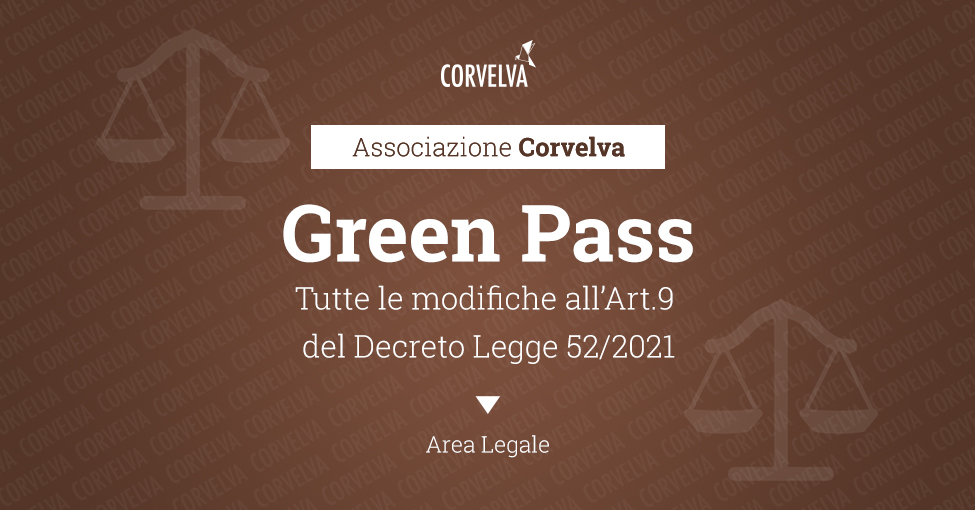 Tutte le modifiche all’Art. 9 del Decreto Legge 52/2021