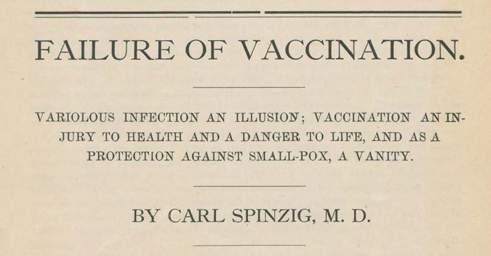 Failure of Vaccination - Carl Spinzig (1881)