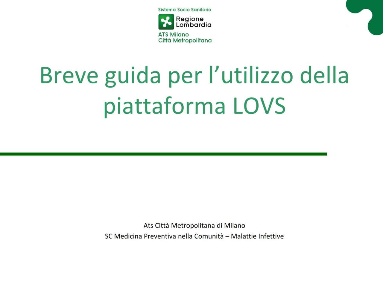 Attenzione: novità lombarda sulla Legge Lorenzin